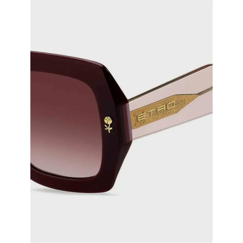 New Etro ETRO0011/S 0LHF3X Burgundy Frame Women's Sunglasses Authentic